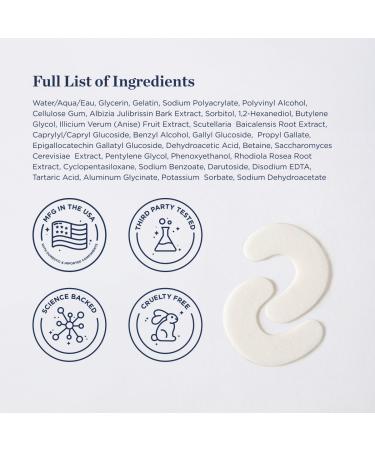 Ultra Firm Lifting Eye Mask - Tighten & Smooth Wrinkles Reduce Dark Circles Brighten Eyes with Rhodiola Rosea Extract - Shop Now for Youthful Eyes - Buy Online on GoSupps.com