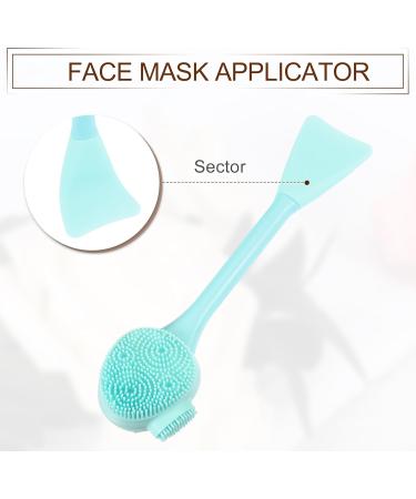 VOCOSTE Silicone Facial Cleansing Brush - Multifunction Handheld Face Scrubber for Skincare Massage - Green - Perfect for Healthier Skin & Deep Cleansing - Buy Online on GoSupps.com