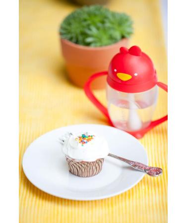 Lollaland Weighted Straw Sippy Cup - Lollacup | Made in USA | Transition Sippy Cup for Baby & Toddler (6-9 months) | Shark Tank Product - Bold Red - Buy Online on GoSupps.com
