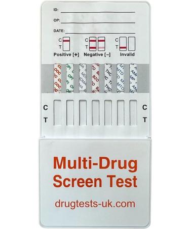 7-Panel Urine Drug Testing Kit for Home or Work with Detailed Instructions - Buy Online on GoSupps.com