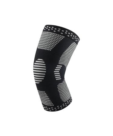 Knee Braces Knee Support (Black-XXL) for Knee Pain Sports Workout Arthritis ACL Joint Pain Relief