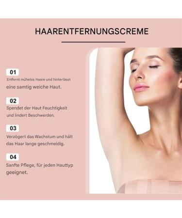  Generisch 150ml hair removal cream for intimate areas of the face legs and underarms gentle formula comfortable hair removal cream hair removal cream for the bikini area - Buy Online on GoSupps.com