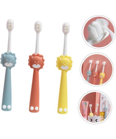 Foytoki 3-Piece Children's Toothbrush Set | Ergonomic Soft Bristles Beautiful Design | Perfect for Kids' Oral Care - Buy Now! - Buy Online on GoSupps.com