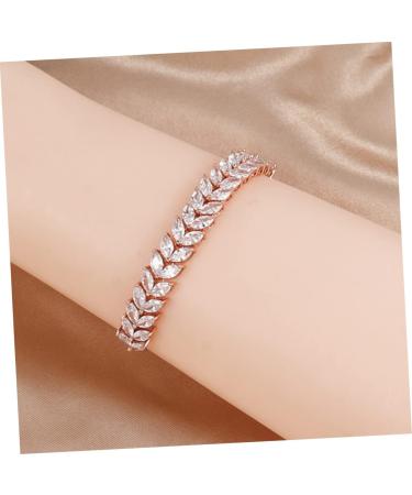 PACKOVE High-end Simple Bracelet Adjustable Bracelet Metal Bracelets Enamel Teakettle World Map Wall Clock Crystal Bracelet Tennis Wristband Bracelets for Girls Accessories Zircon Wedding - Buy Online on GoSupps.com