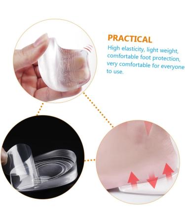 NOLITOY Heightening Insoles - 8 Pairs Invisible Heel Lift Inserts for Men & Women | Comfort & Height Increase Gel Insoles - Buy Online on GoSupps.com