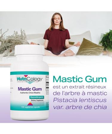 Nutricology Mastic Gum (Mastix) 500mg 120 Vegan Vegetarian Gluten Free Soy Free Non-GMO - Buy Online on GoSupps.com