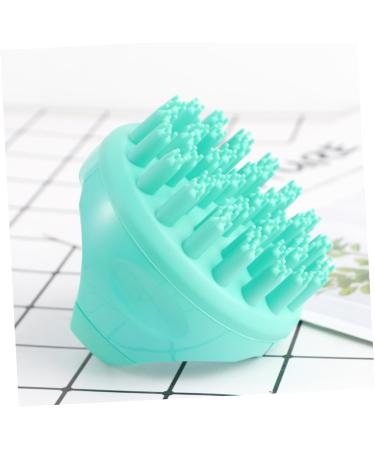Fomiyes Silicone Hair Massage Brush - Scalp Massager for Salon & Gym | Soft Hairbrush & Shampoo Brush in Green - Buy Online on GoSupps.com