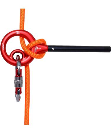 AOKWIT 9 Rescue Figure  Upgrade 8 Descender Climbing Gear Downhill Equipment Easy Operation Rigging Plate Aluminum Alloy Rigging Plate for Rock Climbing Belaying and Rappeling Device Red - Buy Online on GoSupps.com