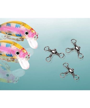 AMYSPORTS Stainless 3 Way Swivel Crossline Fishing Connector 25pcs - Size 2 (101lb) - Buy Online on GoSupps.com