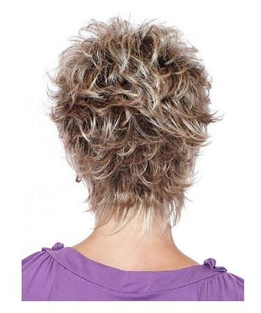 Ansenesna Blonde Short Curly Wig for Women | Stylish Short Hair Wig for All Occasions - Buy Online on GoSupps.com