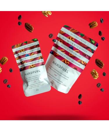 Handfuel Raw Nuts and Wild Berries Mixed Nuts Candied Pecans Raw Walnuts and Dried Fruit 3g of Protein Non-GMO Vegan Friendly Plant Based Flavoured Nuts Gluten Free - 40g Per Pouch (12 Count) Nuts and Wild Berries 12 g (Pack of 1) - Buy Online on GoSupps.com