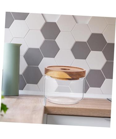 Alipis Glass Transparent Kitchen Cereal Soybean Jar Sealing Grain Multifunction Cereals Can Coarse Food 1 - Buy Online on GoSupps.com