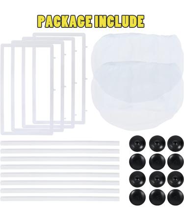 2 Pieces Fish Tank Breeder Net  Akamino Large Fish Breeder Isolation Box  Plastic Frame Hatching Box Separation Net Breeding Box with Suction Cup for Aquarium - Buy Online on GoSupps.com