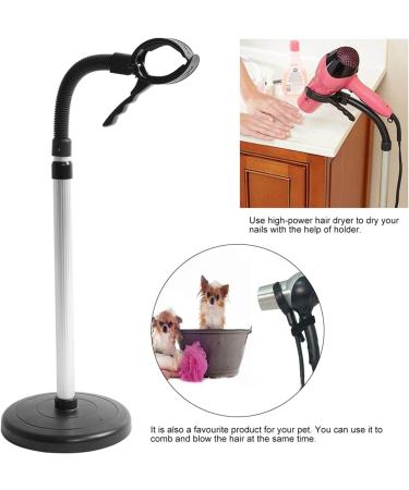 Hands-Free Hair Dryer Holder Stand - Adjustable 360 Stainless Steel Blow Dryer Stand for Bathroom | International Shipping - Buy Online on GoSupps.com