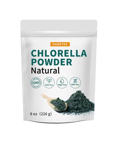 Chlorella Powder Natural- Chlorophyll Powder Supports Immune System & Liver Function Keep Youth Vegan Rich in Vegan Protein and Vitamins 8 oz. 8 Ounce (Pack of 1)