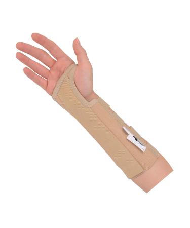 Rolyan AlignRite Wrist Support - Left Medium Long Length Brace for Comfortable Stabilization & Ergonomic Thumb Opening - Breathable Support for Full Finger Motion - Buy Online on GoSupps.com