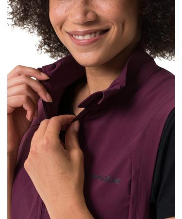 VAUDE Women's Yaras Vest 40 in Cassis - Eco-Friendly Outdoor Vest for Women | International Shipping Available - Buy Online on GoSupps.com