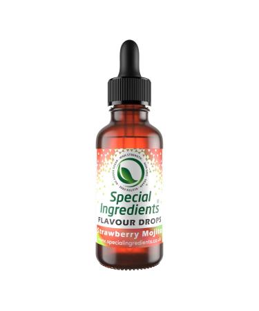 Strawberry Mojito Flavour Drop 500ml Highly Concentrated Versatile Food Flavouring - Vegan Non GMO Gluten Free Strawberry Mojito 500ml
