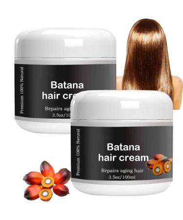 2 Pcs Batana Oil Hair Cream, Organic Batana Oil for Healthy Hair, Promotes Hair Wellness for Men and Women
