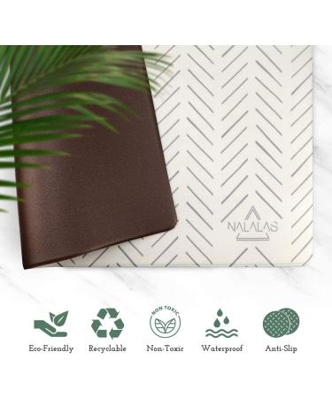 NALALAS Bohemian Large Waterproof Pet Mat - Eco-Friendly Dog & Cat Food Mat - Non-Slip, Waterproof Pet Placemat for Floors - 16.5 x 28 Inches - Buy Online on GoSupps.com
