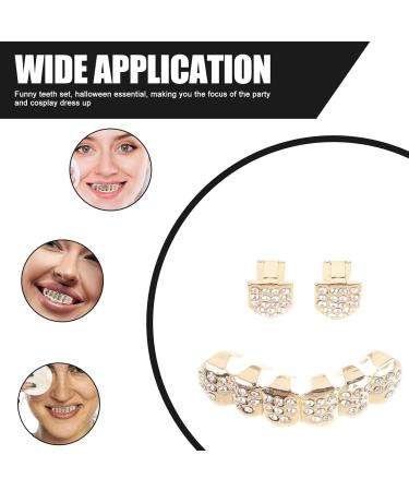 Didiseaon 1 Set Halloween Costumes Griddle Grill Fake Teeth Mouth Grills for Women Braces Funny Vampire - Buy Online on GoSupps.com