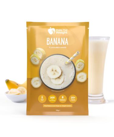 Banana High Protein Meal Replacement Diet Milkshake - Shake That Weight Banana 33.00 g (Pack of 1)