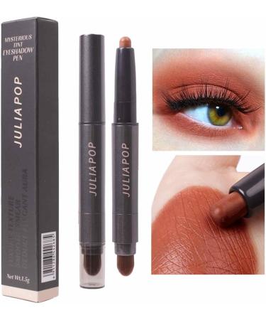 Eyeshadow Stick | Neutral and Brown Metallic Eyeshadow Stick Longwear Smudge-Proof Eyeshadow Cream Eye Shadow Pencil Crayon Brightener Makeup Generic 04#powder Color - Buy Online on GoSupps.com