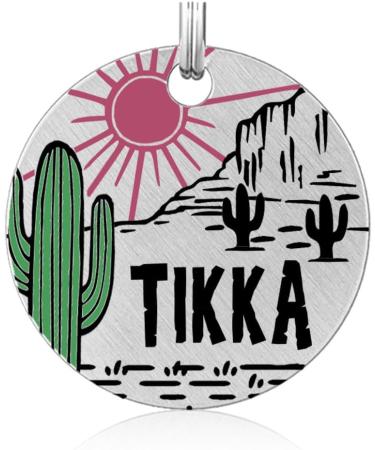 Personalized Stainless Steel Dog Tags | Engraved Animal Brands for Dogs & Cats | Custom Name Signs - Buy Online on GoSupps.com