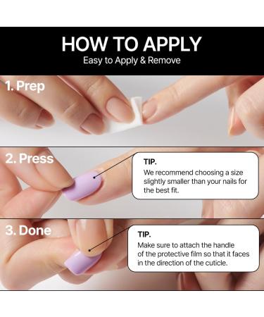 Reusable NJeans Press On Nails | 36-Piece Checkered Almond Fake Nails | Black & White Glue-On Nails for Women | K-POP Style Gift - Buy Online on GoSupps.com