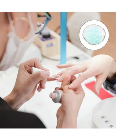  SEWOART 1 Pc Round Nail Polish Palette Paint Tray Nail Art Color Mixing Palette Nail Tip Display Crackle Display Board Decorations Resin Tray - Buy Online on GoSupps.com