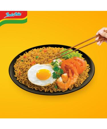 Indofood Indomie MI Goreng Rendang Instant Noodles 80 g pack of 40 yellow - Buy Online on GoSupps.com