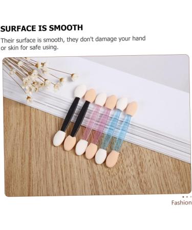 Baluue 40pcs Sponge Stick Double Ended Makeup Brush Makeup Foundation Makeup Brush Plastic Abs - Buy Online on GoSupps.com