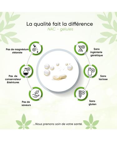 NAC N-Acetyl-Cysteine 365 Capsules For 12 Months Pill Box Included High Dosed Vegan Premium Quality Antioxidant & Detoxifying Made in Germany - Buy Online on GoSupps.com