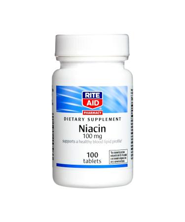 Rite Aid Niacin 100mg - 100 Tablets | Vitamin B3 Supplement