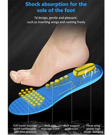 CSCDD Cuttable Unisex Orthotic Insoles for Arch Support | Sport Running Shoe Pads & Cushion Inserts for Foot Care - Buy Online on GoSupps.com
