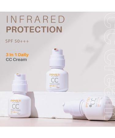 CC Cream 100ml Hydrating Full-Coverage Foundation Sunscreen Foundation with Spf 50 Sun Defense Tinted Moisturizer Makeup with Suppleness Boost Complexion Corrector Cream for Women Girls Ladies - Buy Online on GoSupps.com