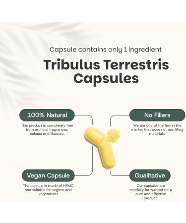 Tribulus Terrestris 60 g lules Extrait 10:1 500 MG par g lule - Libido - Masse musculaire - Sang - Coeur - Gencives - Peau - Vitamines - Min raux - Vegan - Suppl ment - Superfood - Buy Online on GoSupps.com
