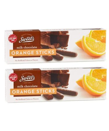 Sweet's Milk Chocolate Orange Sticks, 2 Pack (10.5 oz. box)