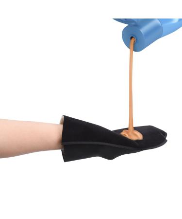Noverlife Self Tanning Mitts Set - Premium Exfoliating Tan Applicator Kit for Back, Face, Body - 2 Pair Black Washable Gloves for Sunless Lotion, Cream, Spray Tanner - Soft, Durable Palm Mitts Included - 4pcs - Buy Online on GoSupps.com