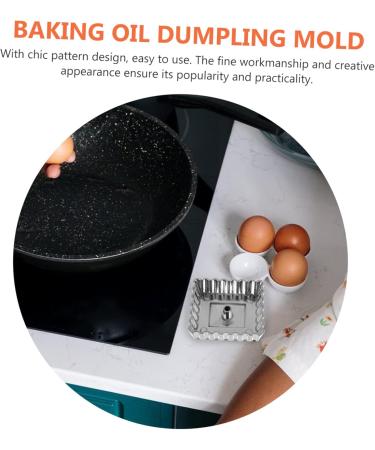 Ciieeo Oil Pier Mold Shrimp Fried Food Mould Waffle Mold Snacks Non-Stick Snack Mold Fudge Cooking Utensils 7X6.3X2CM Silver - Buy Online on GoSupps.com