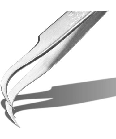 Eyelash Tweezers for Volume Technique - VETUS ST-15 Curved 120mm | Premium Quality for Eyelash Extensions - Buy Online on GoSupps.com