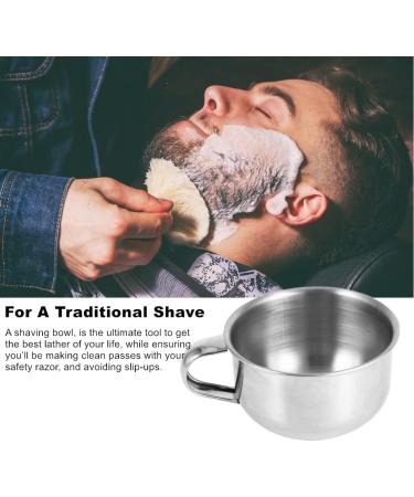 Premium Stainless Steel Shaving Bowl - Chrome Traditional Shaving Bowl for a Smooth Shave | Worldwide Shipping - Buy Online on GoSupps.com