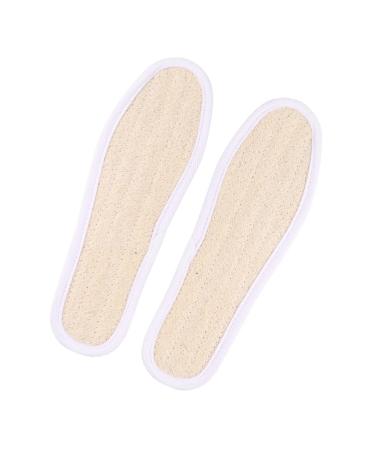 NOLITOY 1 Pair Sweat Absorption Insoles Foot Care Insoles Plantar Insoles Loofah Pad Insoles for Plantar Loofah Shoe Pad Shoe Inserts Shoes Pad Ah Breathable