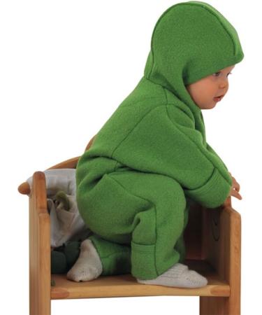 Disana Baby's Jumpsuit/Onesie 74-80 Lagoon - Organic Merino Wool Baby Playsuit - Buy Online on GoSupps.com