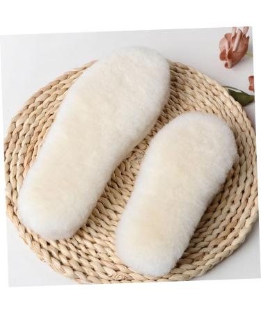 MAGICLULU Rabbit Fur Insoles - Warm Winter Fleece Inserts & Cushions for Anti-Cold Comfort | Soft Thickened Shoe Liners & Pads - Buy Online on GoSupps.com