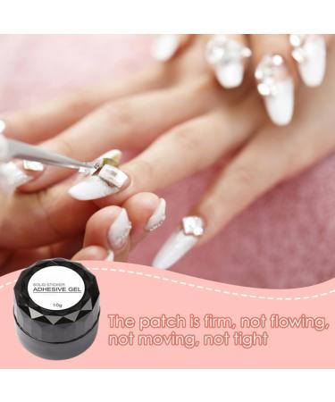 Nail Rhinestone Glue Press on Nails Tips Solid Patch Gel Glue Manicure Gel Glue 10g - Buy Online on GoSupps.com