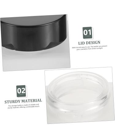 minkissy Travel Makeup Bottle with Cap Portable Cosmetic Jar Body Butter Jars Refillable Cream Jar Square Cosmetic Jars Lotion Jar Sample Jars Eyeshadow Jars Small Jar Glass Round - Buy Online on GoSupps.com