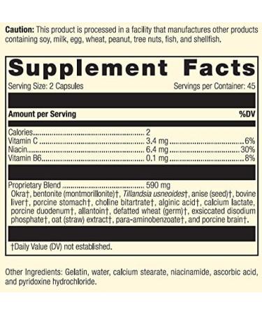 Standard Process Gastrex - Digestion Support & Upper GI Tract Cleansing - 90 Capsules - Buy Online on GoSupps.com