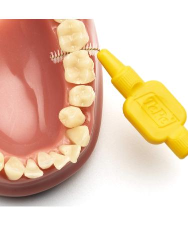TEPE Interdental Brushes 0.7mm Yellow - 32 Brush Pack - Buy Online on GoSupps.com
