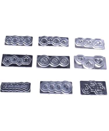 3D Nail Art Mold Silicone Nail Art Decorations Supplies Flower Bow-Knot Star for Shell Nail Art Template Resin Casting Molds Style9 - Buy Online on GoSupps.com